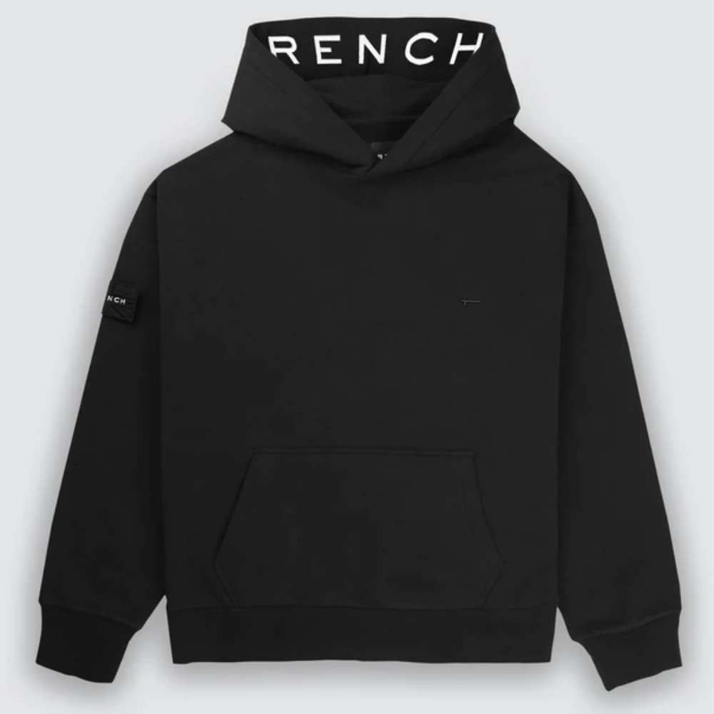 Organic‎ Cotton Trench LDN Life Icon Hoodie (Black/White) NWT SZ MEDIUM